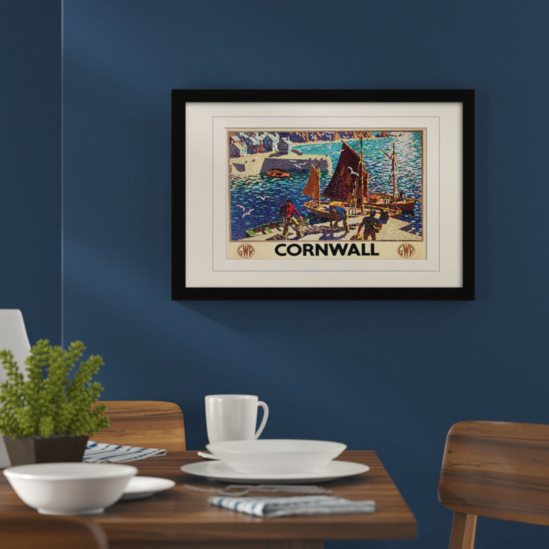 Print, 30cm H x 40cm W, Black Frame, Yellow