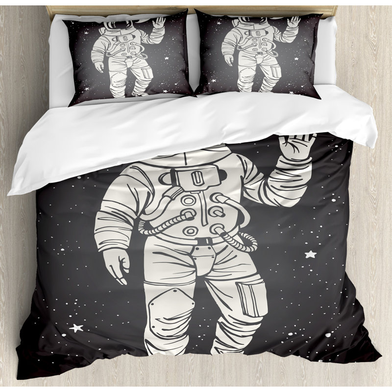 Modern & Contemporary Polyester Duvet Cover, King