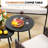 5 Pieces Patio Furniture Set,Outdoor Conversation Set with 2 Round Side Tables,Modern Metal Outdoor Couch with Waterproof Cushions for Backyard,Porch-1899881383