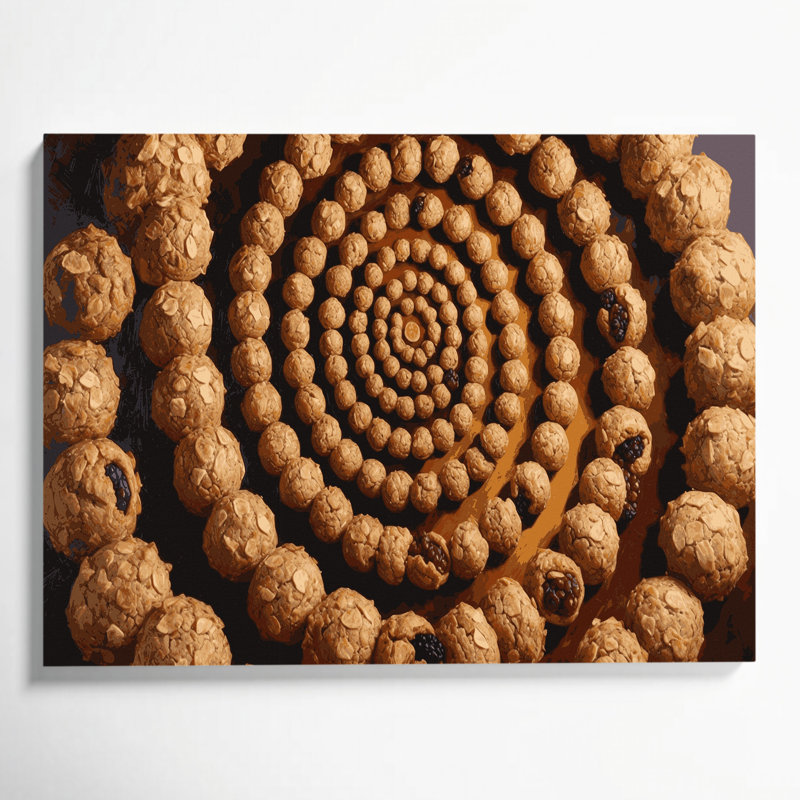 Art mural sur toile, Desserts, H 11 po x l 14 po