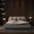 Queen Size Luxury Upholstered Platform Bed With Oversized Padded Backrest And Solid Wood Frame, Suitable For Multiple Heights Of Mattresses, Beige Color, An Ideal Choice For Crafting A Cozy And Elegant Bedroom Environment-1009277952-862125902
