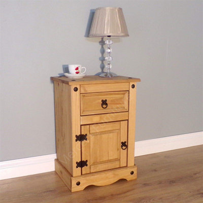 Lindgren 35cm W Solid Wood Bedside Table