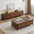 Simple Style Walnut Wood Coffee Table