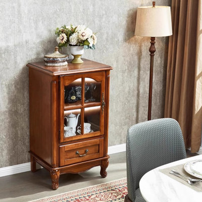 Cherry Solid Wood + Tempered Glass Display Cases