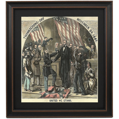 Thanksgiving-Day, November 24, 1864, United We Stand - Harpers Weekly