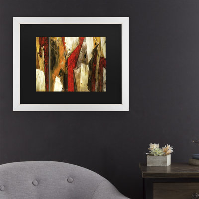 « abstract ix », reproduction de peinture à l’acrylique sur toile encadrée