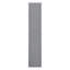 Grand lit escamotable mural avec tablettes, gris