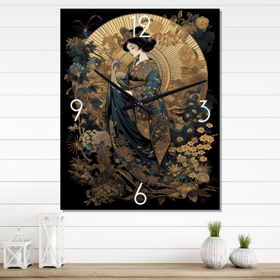 Jardan - Japon Woman Wall Clock