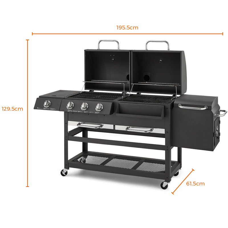 Tower 195.5cm W Wood Pellet Grill