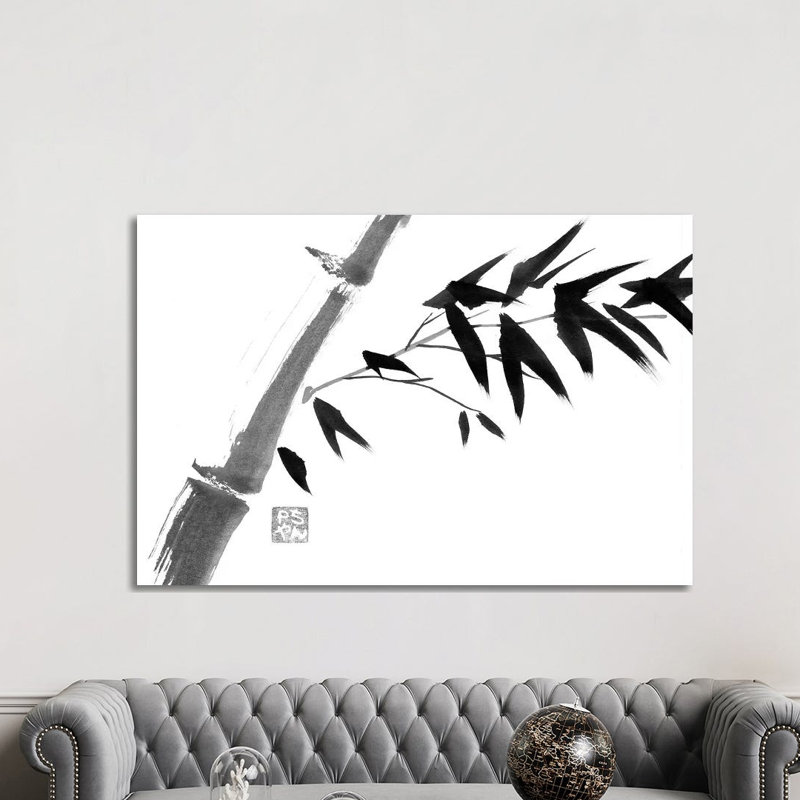 River Bamboo by Péchane - Print on Canvas, 101.6 cm H x 66.04 cm W x 3.175 cm D, Wrapped Canvas