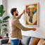 Ornamental Elephant Facing Eclectic - Wrapped Canvas-1572127388-1572127377