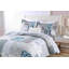 Ensemble de courtepointe en patchwork fait à la main 3 pièces de taille très grand Audrey White HoneiLife, courtepointe 100% coton avec taies décoratives assorties-125173499-125173500