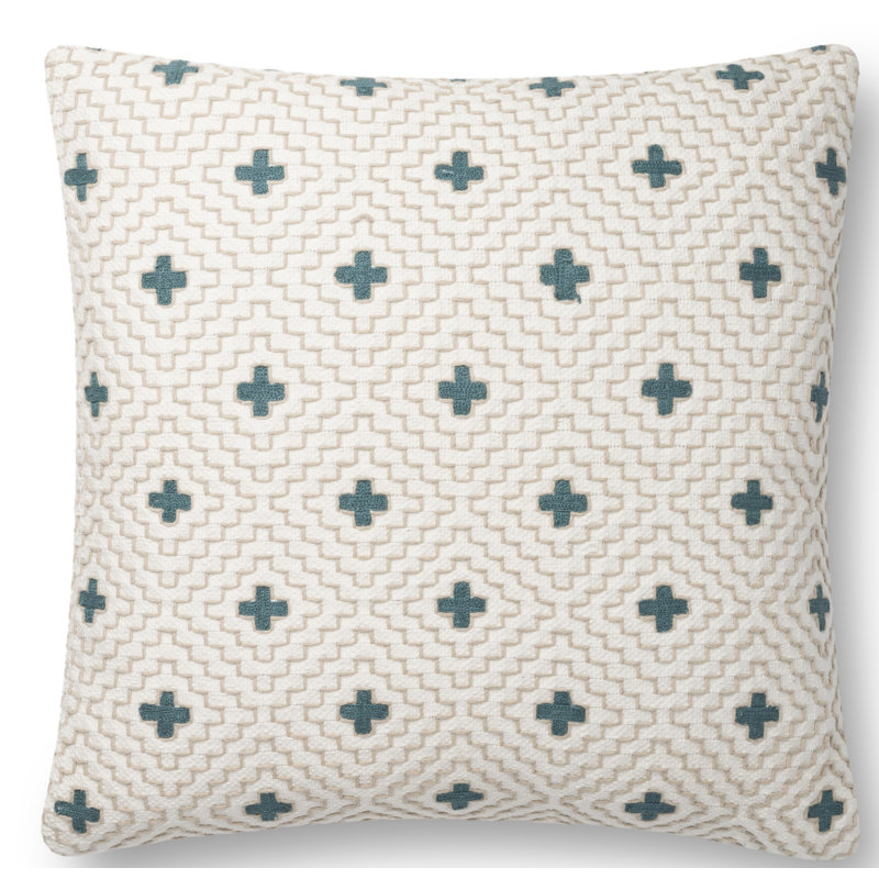 Chesterle Cotton Throw Pillow, No Fill