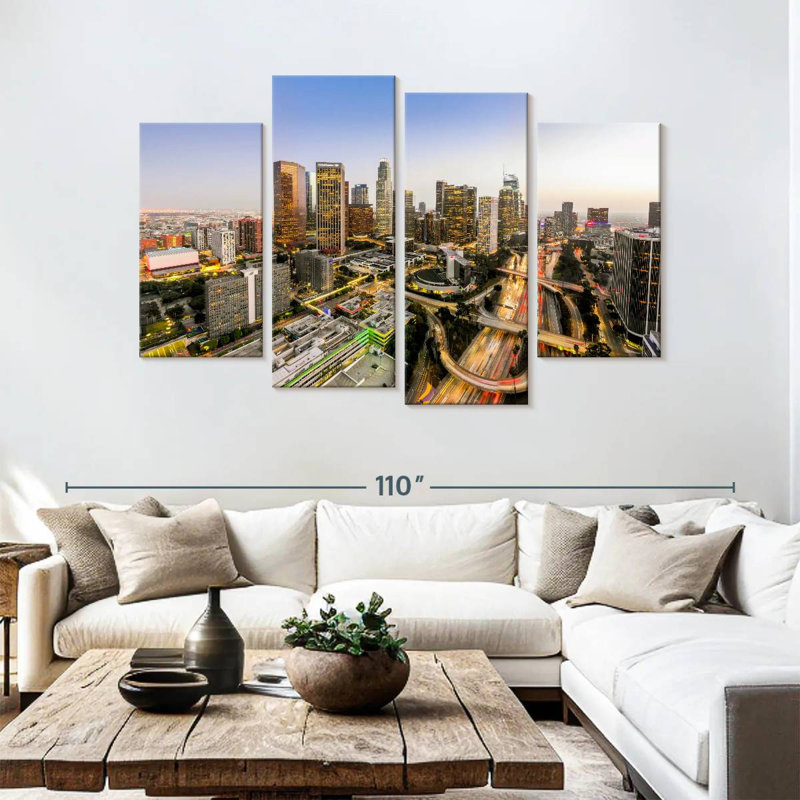Sireci Los Angeles Bustle, 54"H x 84"W