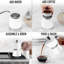 Cafetière à espresso Zovay Moka Pot - étanche, acier inoxydable, facile à nettoyer, poignée et bouton résistants à la chaleur