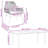 Patio Dining Set With Cushions Poly Rattan Glass-934287732-934287734-934287628