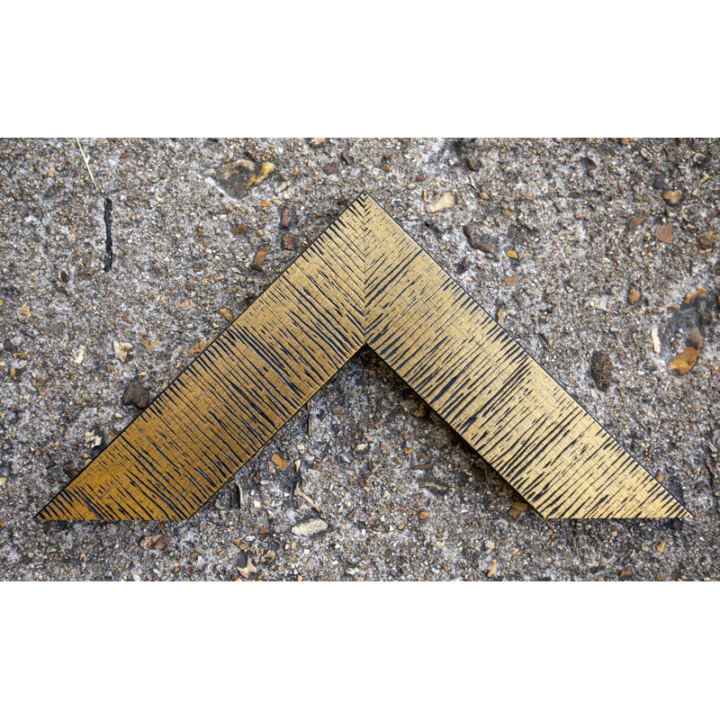 Ballinger Wood Flat Wall Mirror, 37.5" x 13.5" 