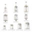 Lanterne murale d'extérieur à 3 ampoules Antionetta-709375756-709375757