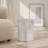 Mansi Solid Teak Wood End Table, Bleached Natural Finish