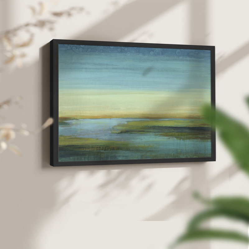 The Flow -Framed Print - Restickable, 22" H x 28" W, Noir, noir, noir, noir