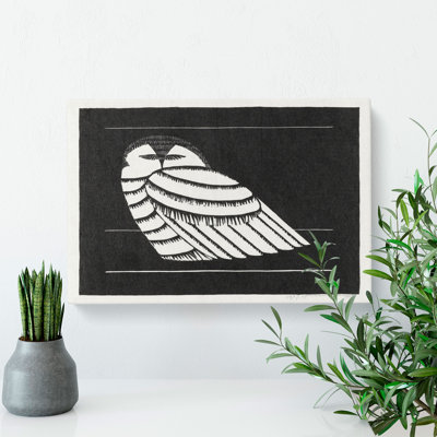 Snowy Owl by Samuel De Mesquita - Wrapped Canvas Painting