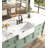 White Farmhouse Sink Deep Apron Sink Undermount Farmhouse Kitchen Sink Single Farm Sink