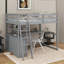 Lit mezzanine double avec bureau et tablettes-2007363023