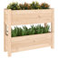 Angustias Self-Watering Wood Raised Garden Bed-596069337-596069343