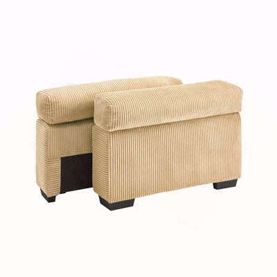 28 Sofa Armrests Corduroy-Camel
