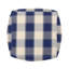 Pouf carré à carreaux Connor, repose-pieds polyvalent et coussin de sol avec bourre en polystyrène pour plus de confort et de style