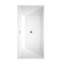 Baignoire de trempage autoportante en acrylique avec robinet 63 po x 32 po Sara-40042795