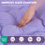 Surmatelas moelleux de 4 po pour dortoir et université, surmatelas respirant rafraîchissant avec sangles élastiques, certifié OEKO-TEX®-783352618