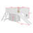 Low Loft Bed Combined With Slide And Shelves-1215824576