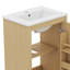 20" Bathroom Vanity With Sink, Storage Rack And Adjustable Shelve