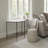 Gild Design House Emryn Marble Demiliune Console Table