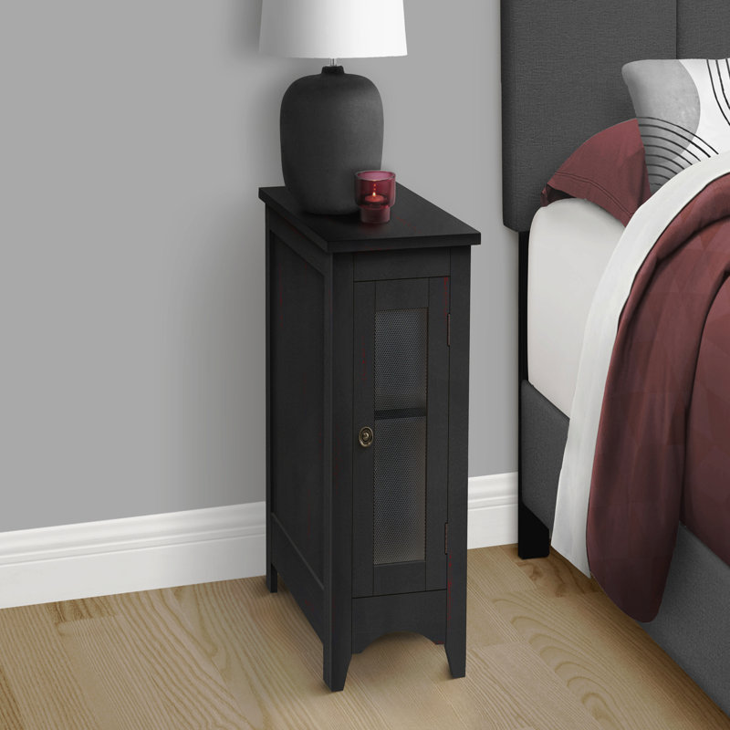 Table d'appoint, table de bout, table d'appoint, étroite, table de chevet, lampe, rangement, transitionnel