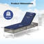 194cm Long Single Chaise with Cushions-1556675209
