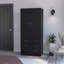 Armoire, chambre à coucher, noir