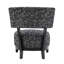 Fauteuil d'appoint rembourré avec dossier incliné Swirle-1456677681