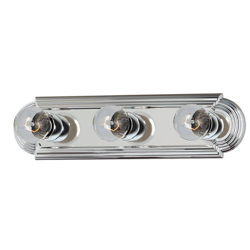 Carder 3 - Light Dimmable Bath Bar, Polished Chrome