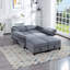 Canapé modulaire en velours de 116 po Esmer-664983330