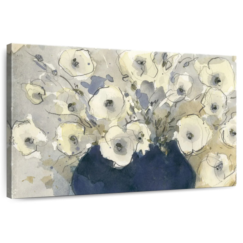 Étude Harnek White Blossom I, H 8 po x l 12 po