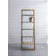 Étagère en bois rustique 24,8 x 26,4 x 72,4 po