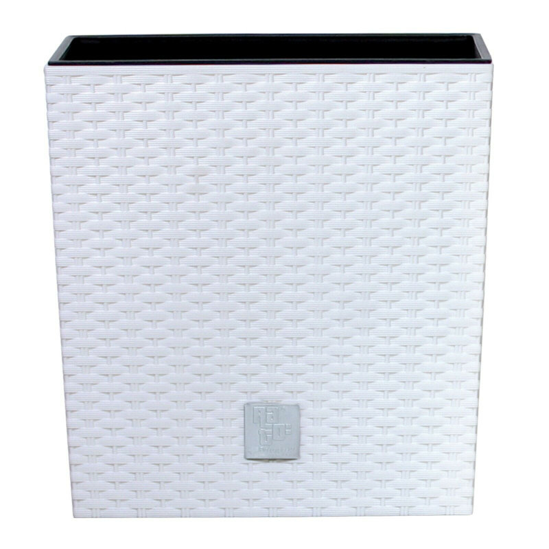 Max Pot Planter, 17cm H x 17cm W x 17cm D, White