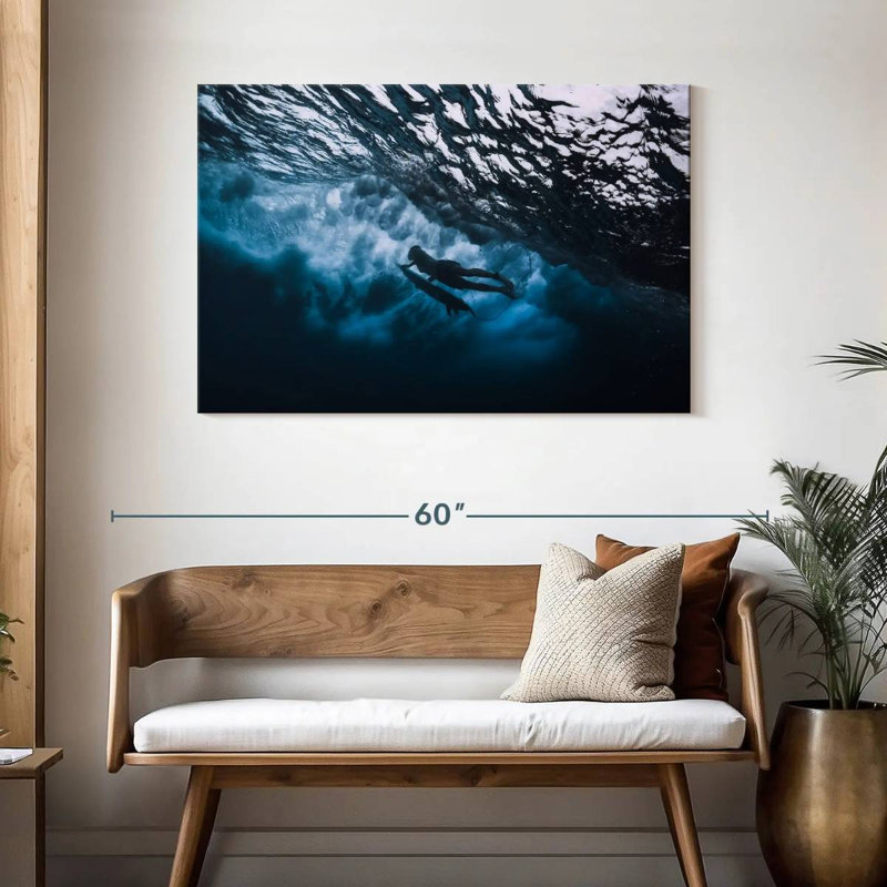Senne Surfer Dive, 30" H x 45" W