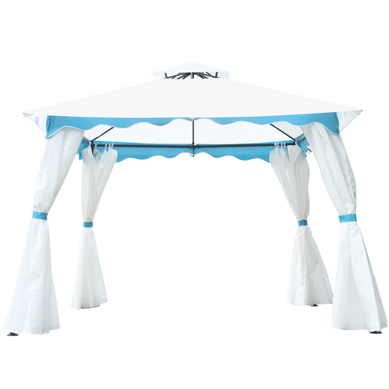Leontij 3m x 3m Steel Patio Gazebo