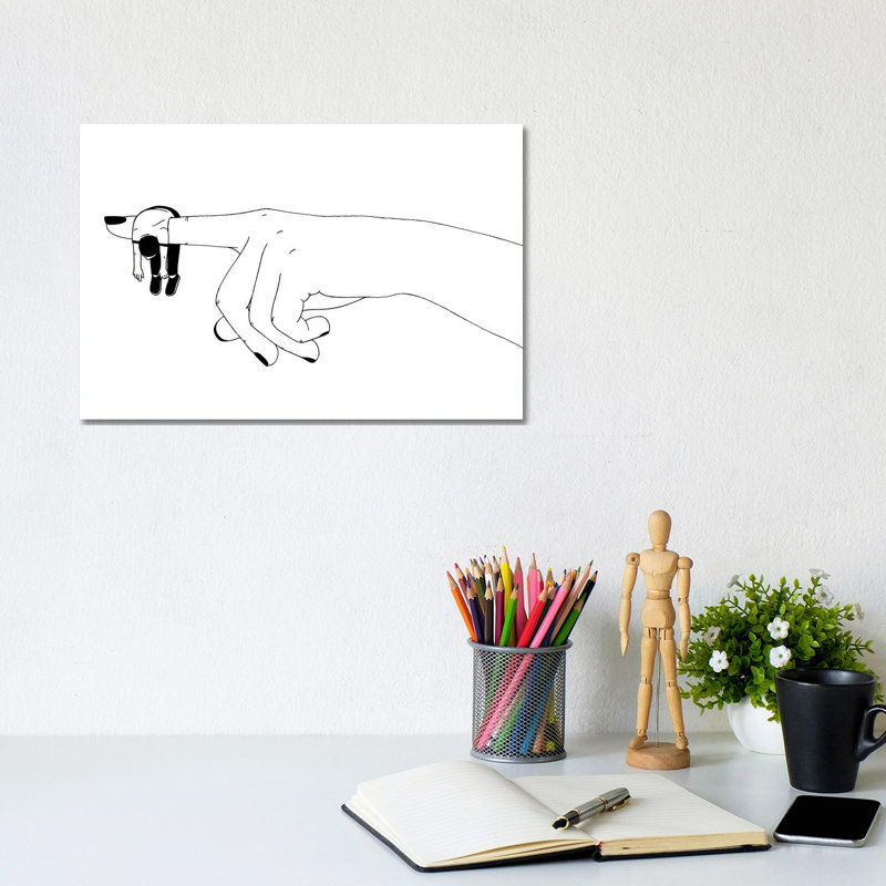 Dangle by Filippo Spinelli - Wrapped Canvas Painting, 20.32 cm H x 30.48 cm W