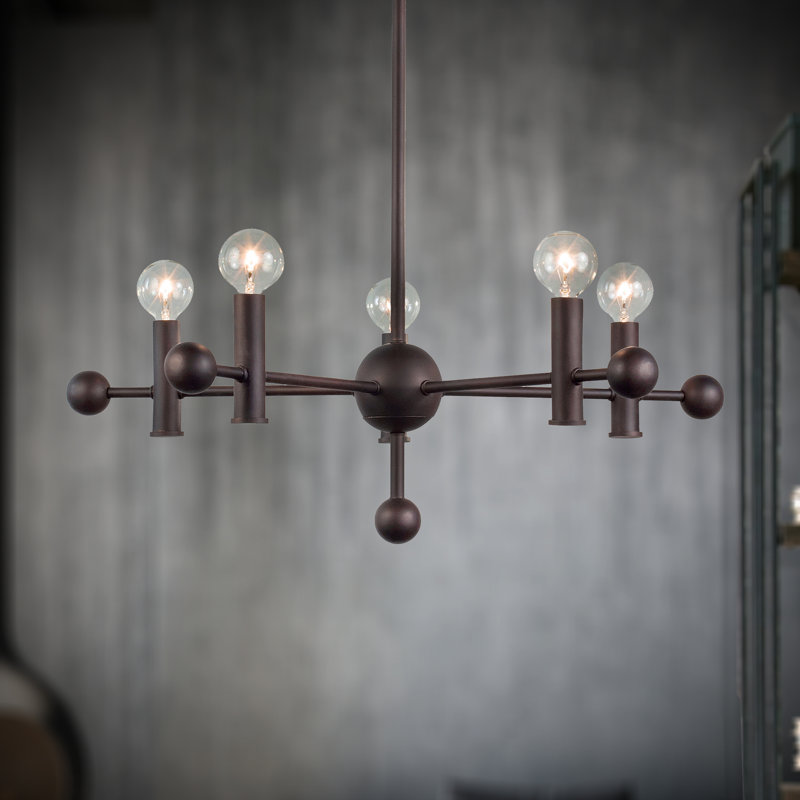 Lustre sphère 5 lumières spoutnik Josue