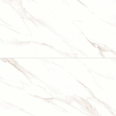 Shandar 24" x 48" Porcelain Marble Look Wall Floor Use Tile