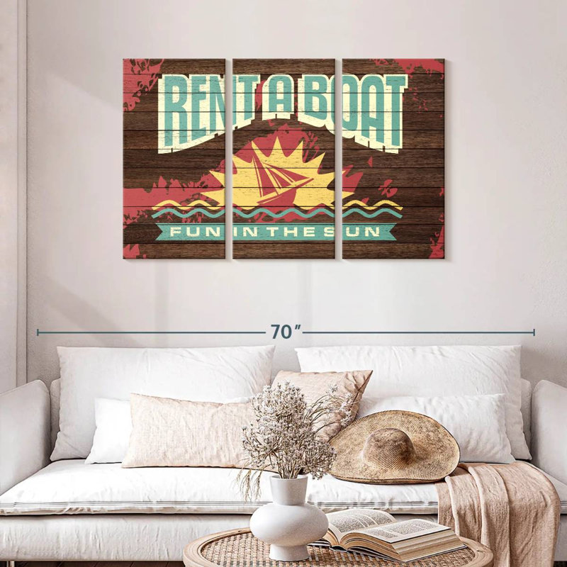 Rent A Sailboat Wall Sign